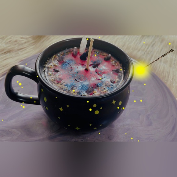 𝕎𝐢𝐭𝐜𝐡𝐞𝐬 𝔹𝐫𝐞𝐰 ℂ𝐫𝐲𝐬𝐭𝐚𝐥 ℂ𝐚𝐮𝐥𝐝𝐫𝗼𝐧 𝕄𝐮𝐠 ℂ𝐚𝐧𝐝𝐥𝐞 - Picture 1 of 9